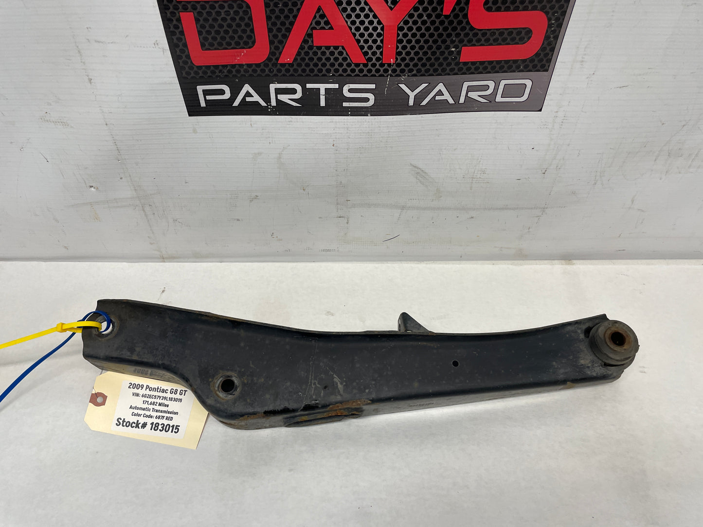 2009 Pontiac G8 GT LH Driver Rear Lower Control Arm OEM - Day's Parts Yard