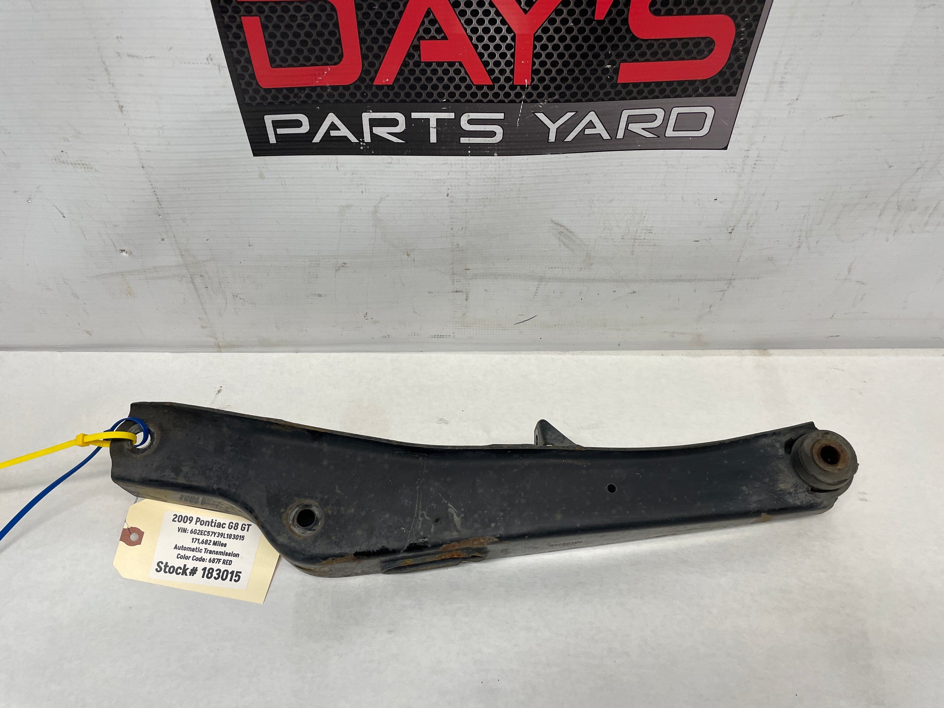 2009 Pontiac G8 GT LH Driver Rear Lower Control Arm OEM - Day's Parts Yard