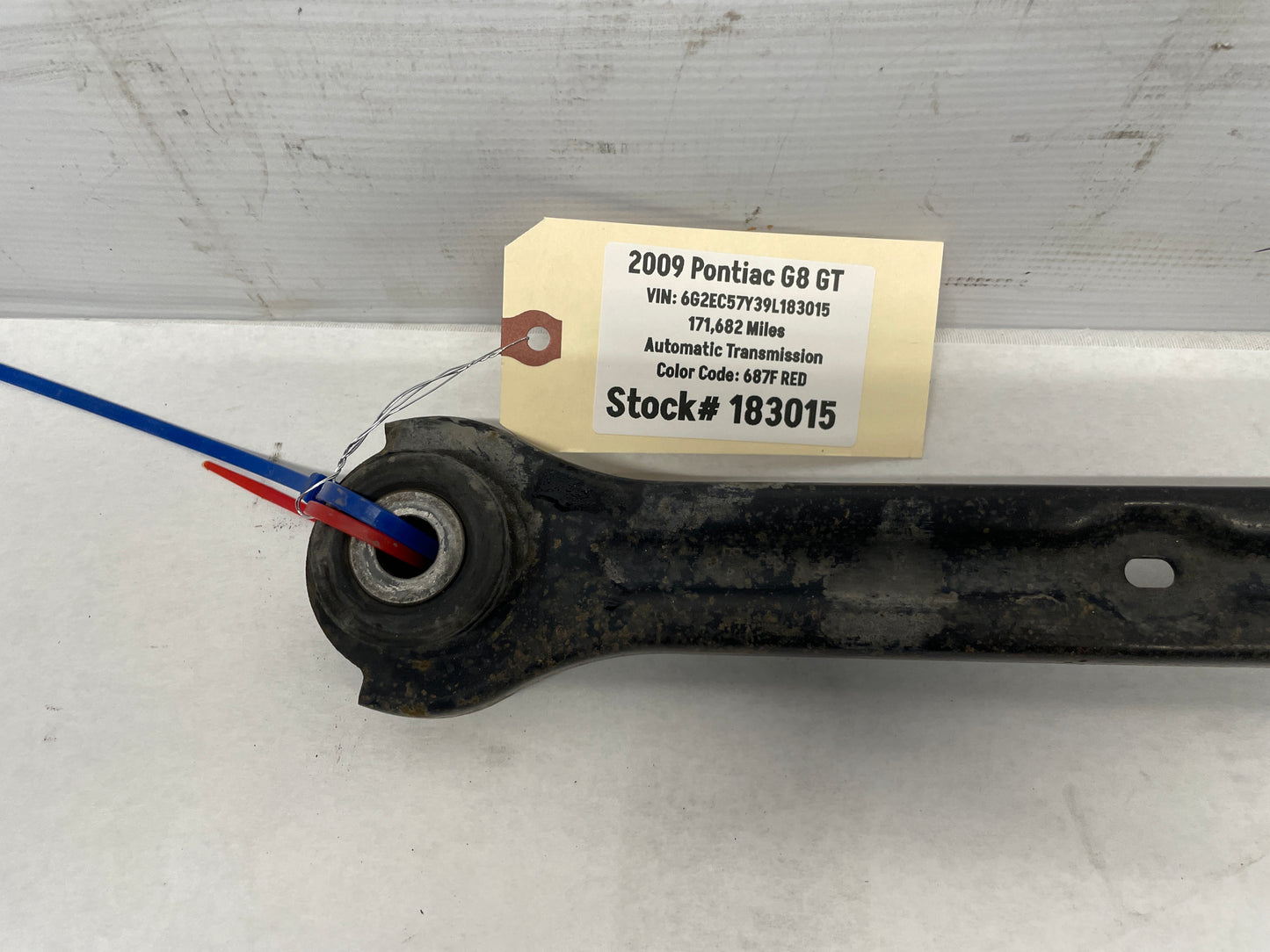 2009 Pontiac G8 GT RH Passenger Rear Suspension Trailing Control Arm OEM - Day's Parts Yard