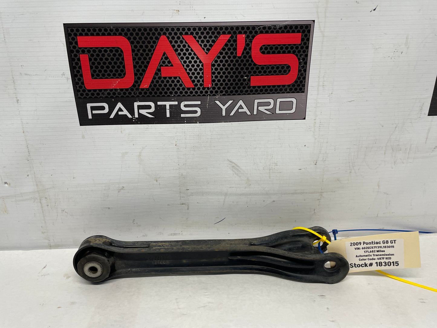 2009 Pontiac G8 GT LH Driver Rear Suspension Trailing Control Arm OEM - Day's Parts Yard