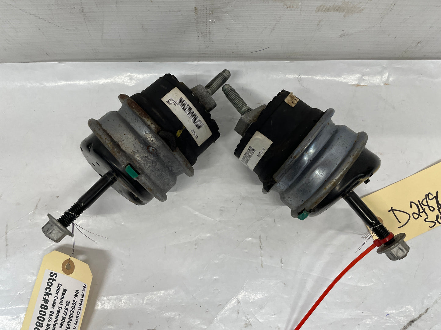 2014 Chevy Camaro ZL1 RH & LH Engine Motor Mounts OEM - Day's Parts Yard