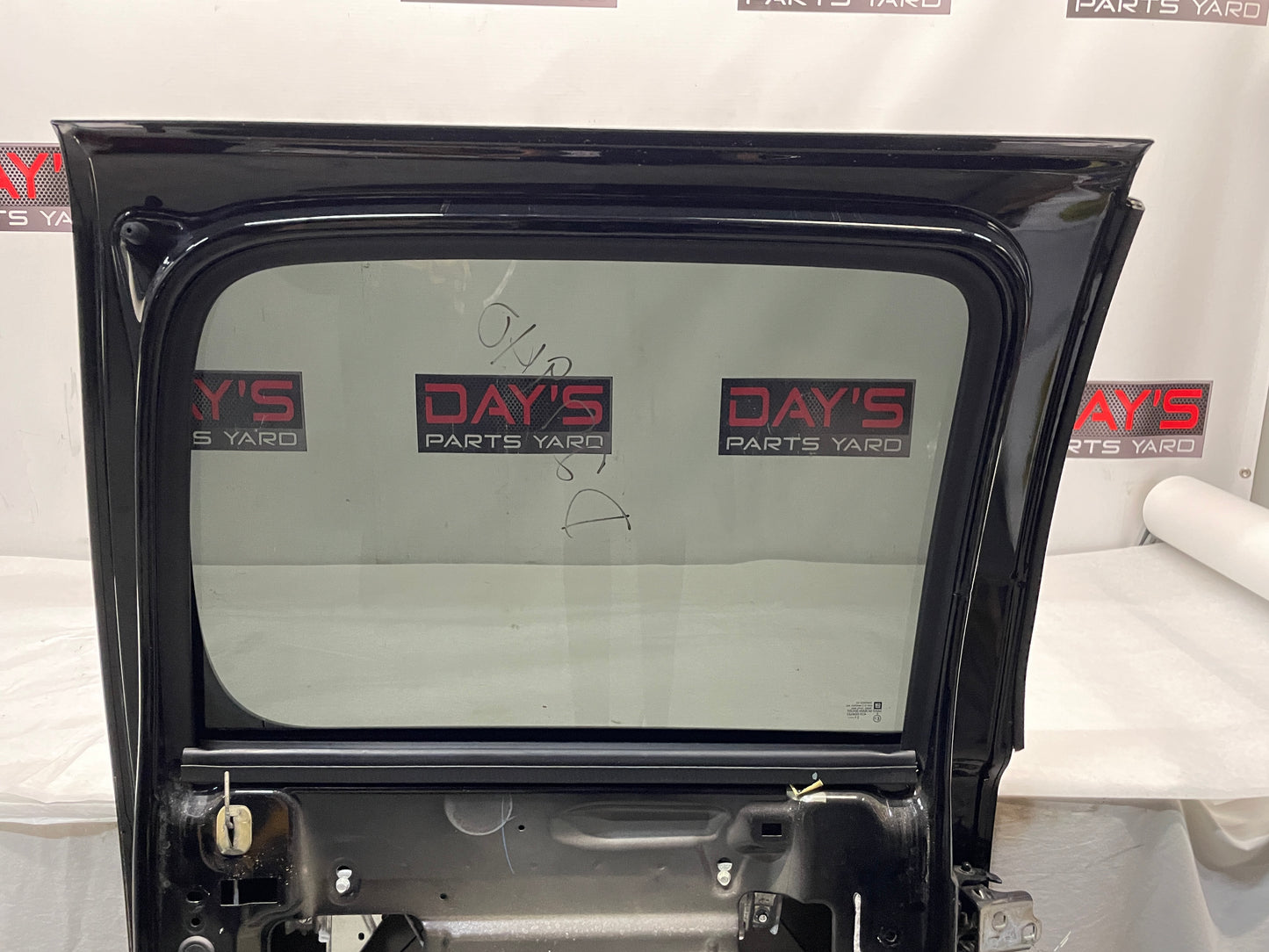 2013 GMC Sierra C1500 SLE LH Driver Rear Exterior Door Black OEM - Day's Parts Yard