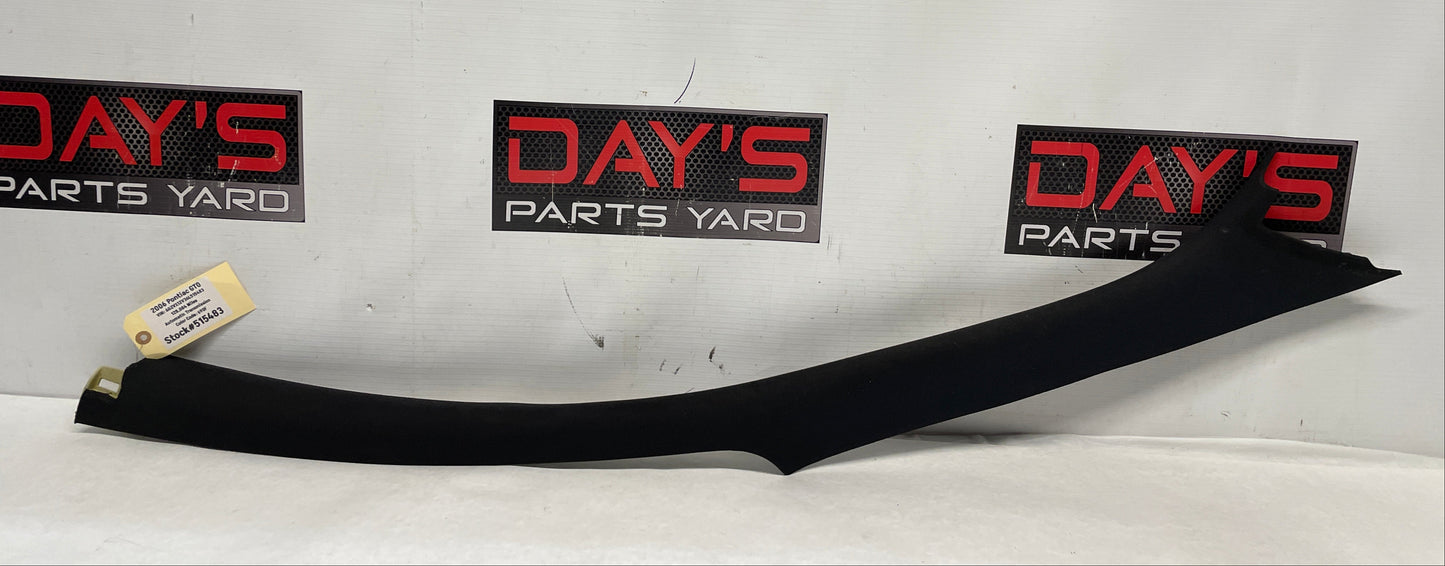 2006 Pontiac GTO RH Passenger Interior Windshield A Pillar Trim Cover OEM - Day's Parts Yard