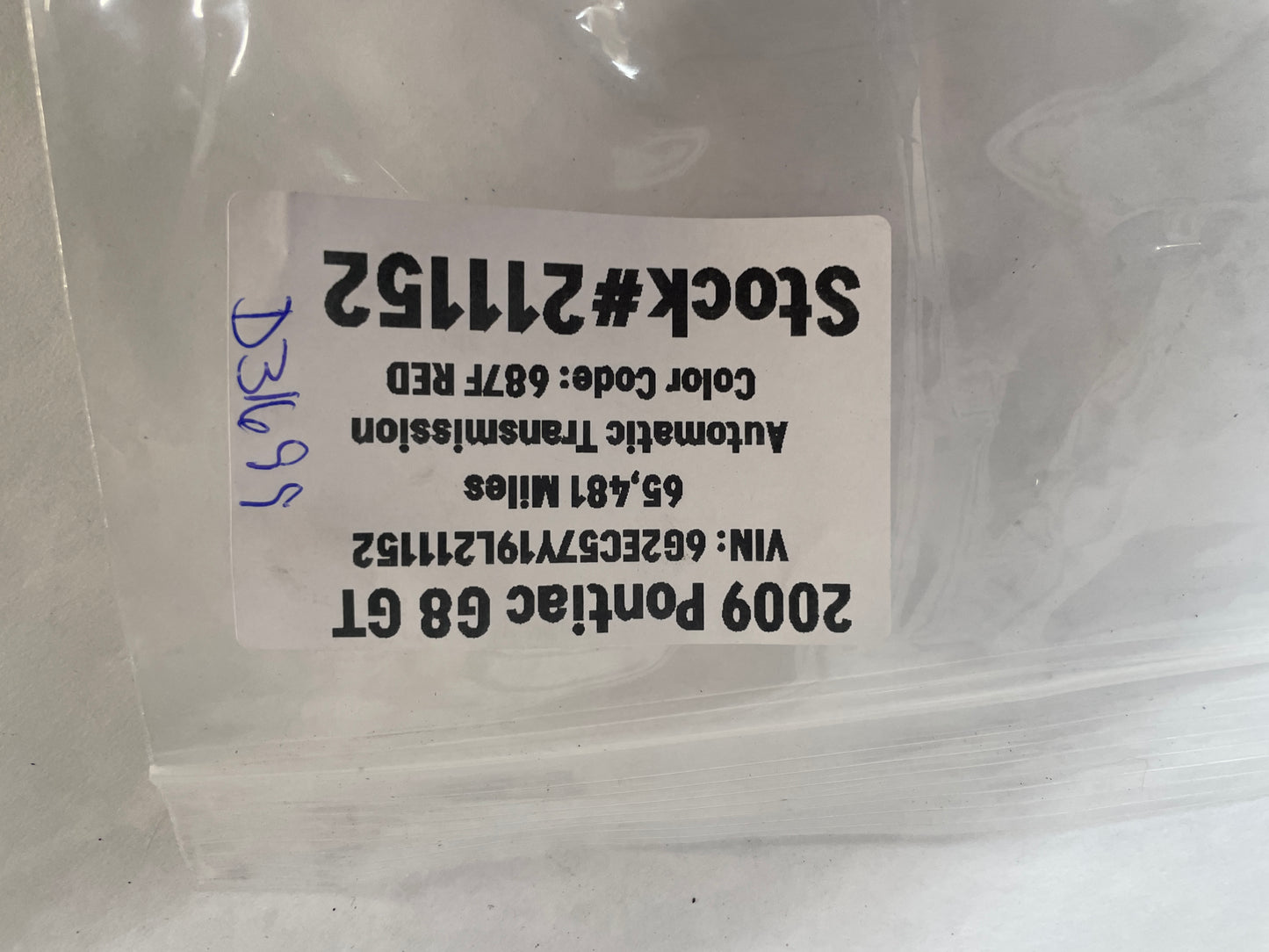 2009 Pontiac G8 GT High Tone Horn OEM - Day's Parts Yard