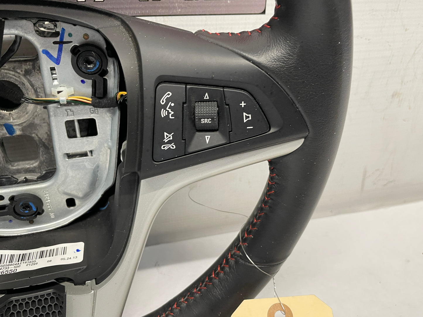 2014 Chevy Camaro ZL1 Convertible Steering Wheel w/ Buttons Black Leather OEM - Day's Parts Yard