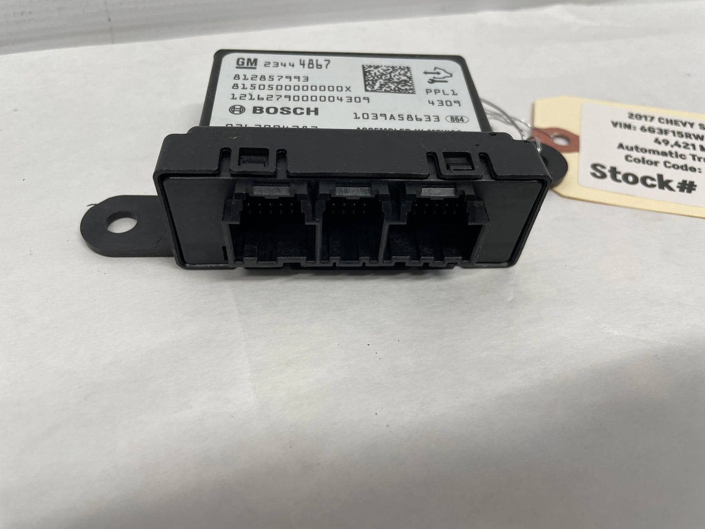 2017 Chevy SS Sedan Parking Assist Control Module OEM - Day's Parts Yard