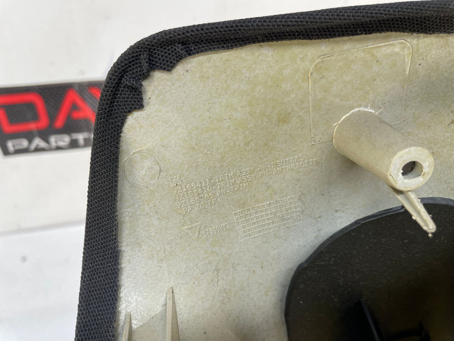 2004 Pontiac GTO RH & LH Interior Upper B Pillar Seat Belt Trim Panel Moldings OEM