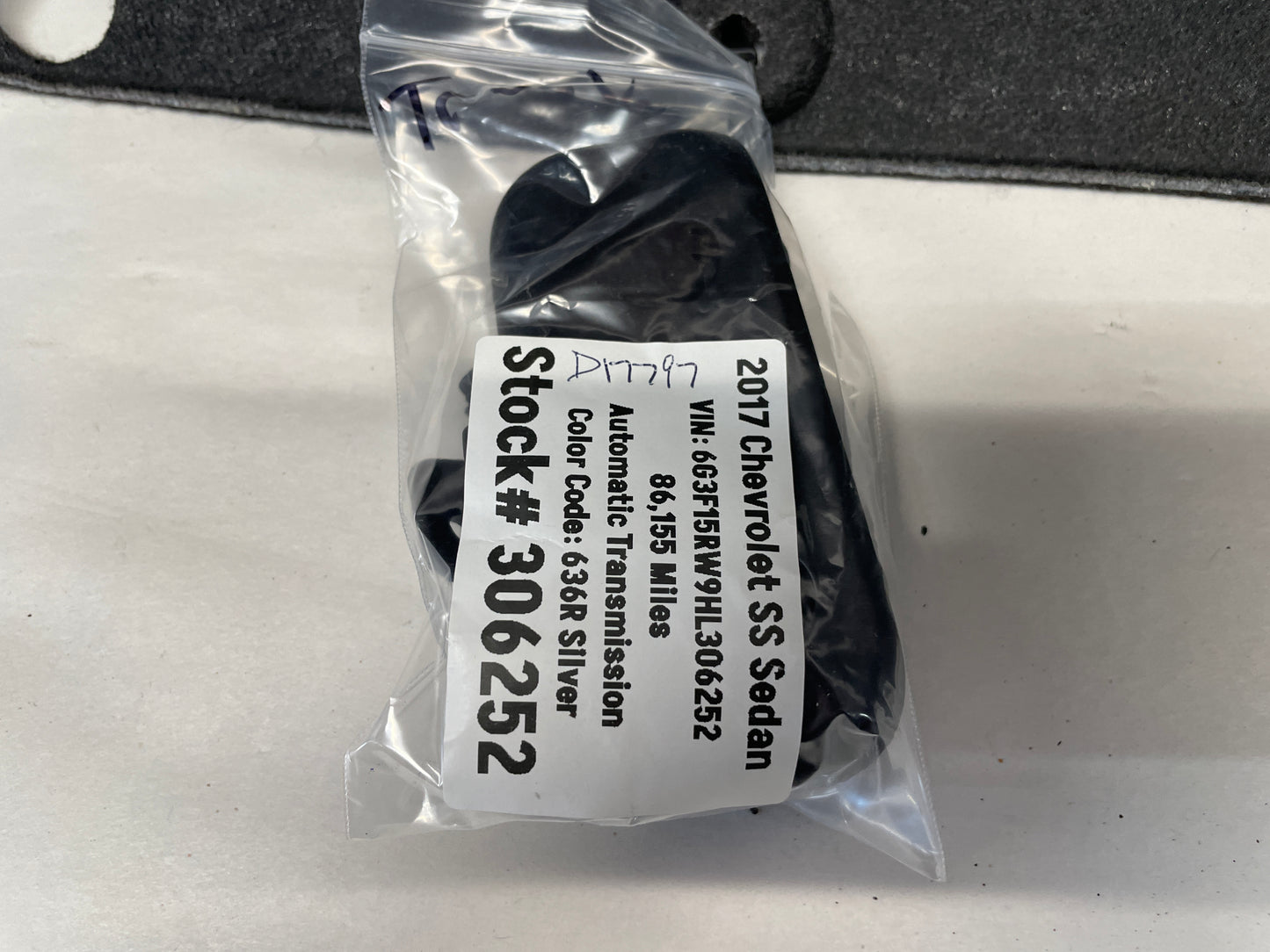 2017 Chevy SS Sedan Trunk Deck Lid Liner Carpet OEM - Day's Parts Yard