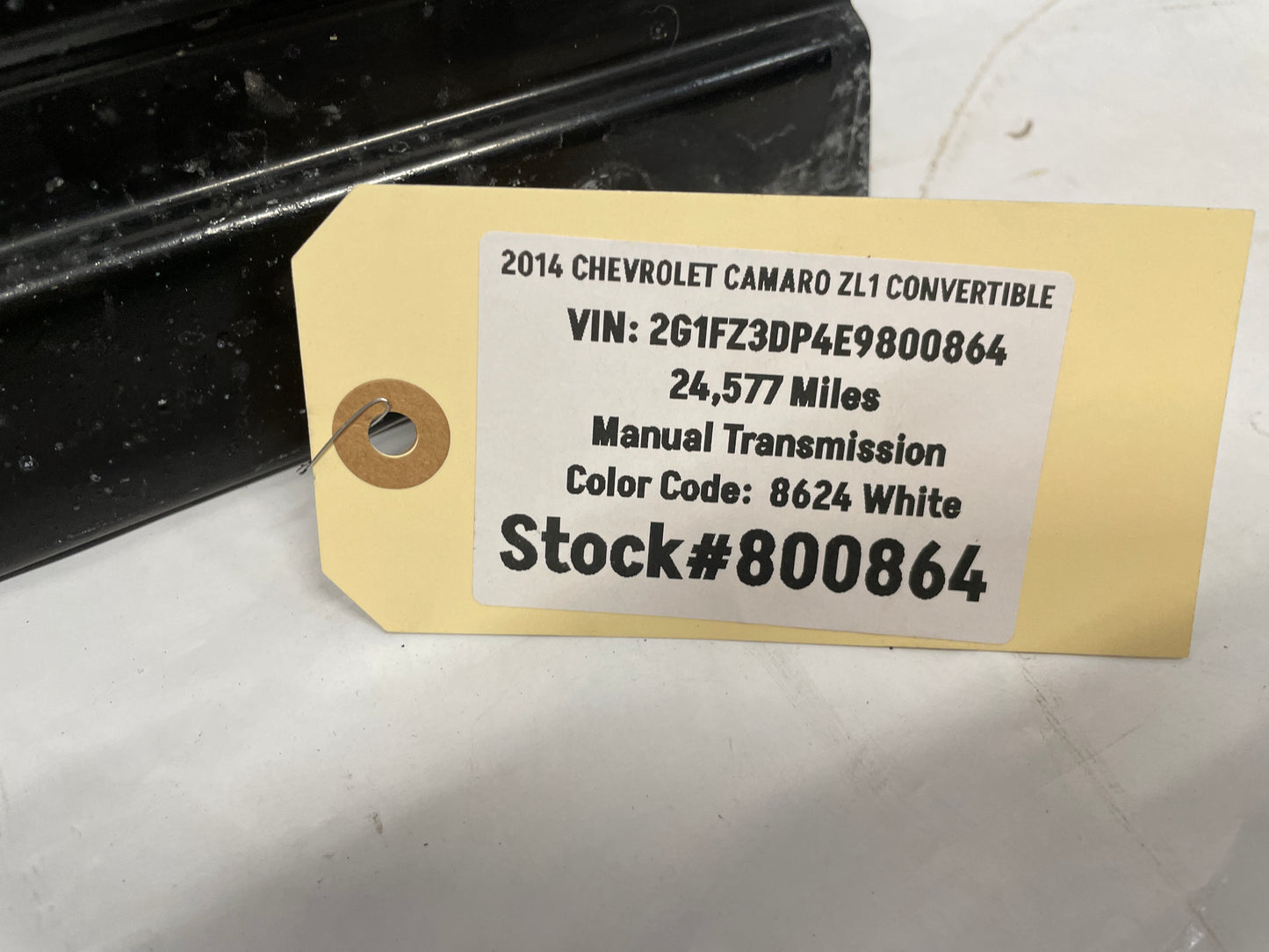 2014 Chevy Camaro ZL1 Convertible Lower Body Tunnel Brace OEM - Day's Parts Yard