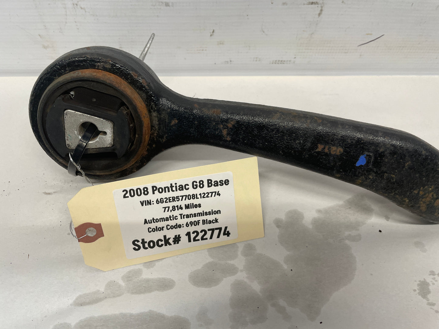 2008 Pontiac G8 LH Driver Front Lower Control Arm OEM - Day's Parts Yard