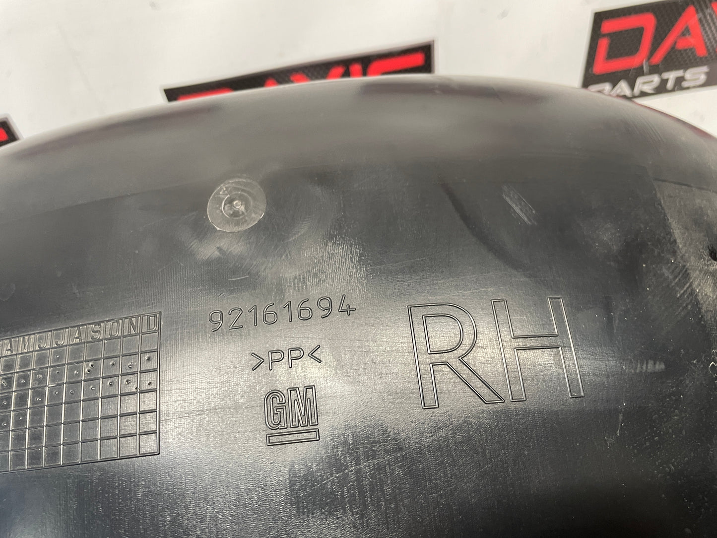 2009 Pontiac G8 GT RH Passenger Rear Fender Wheel Well Liner OEM - Day's Parts Yard