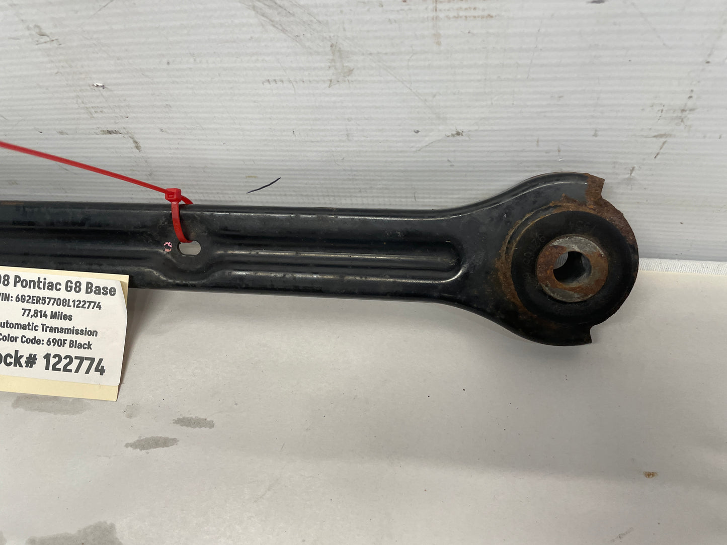 2008 Pontiac G8 RH Passenger Rear Suspension Trailing Drag Link Control Arm OEM - Day's Parts Yard