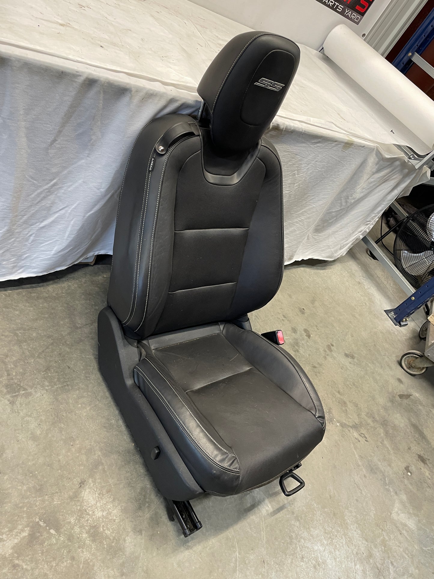 2010 Chevy Camaro SS RH Passenger Front Seat Black Leather OEM