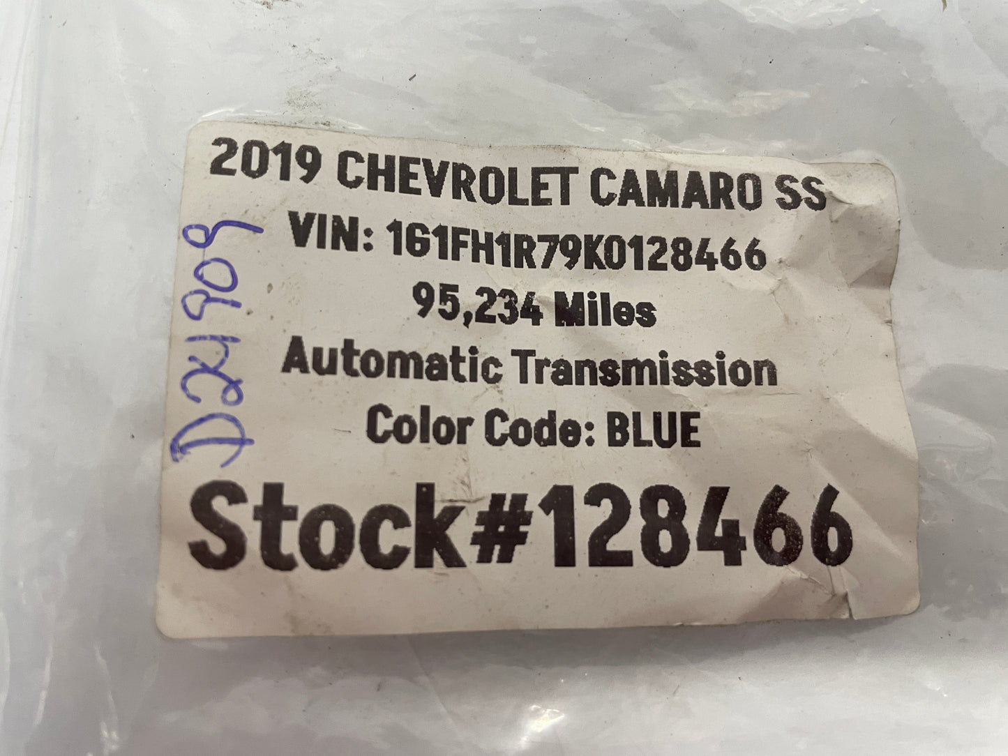 2019 Chevy Camaro SS 2 Wheel Center Caps Silver OEM - Day's Parts Yard