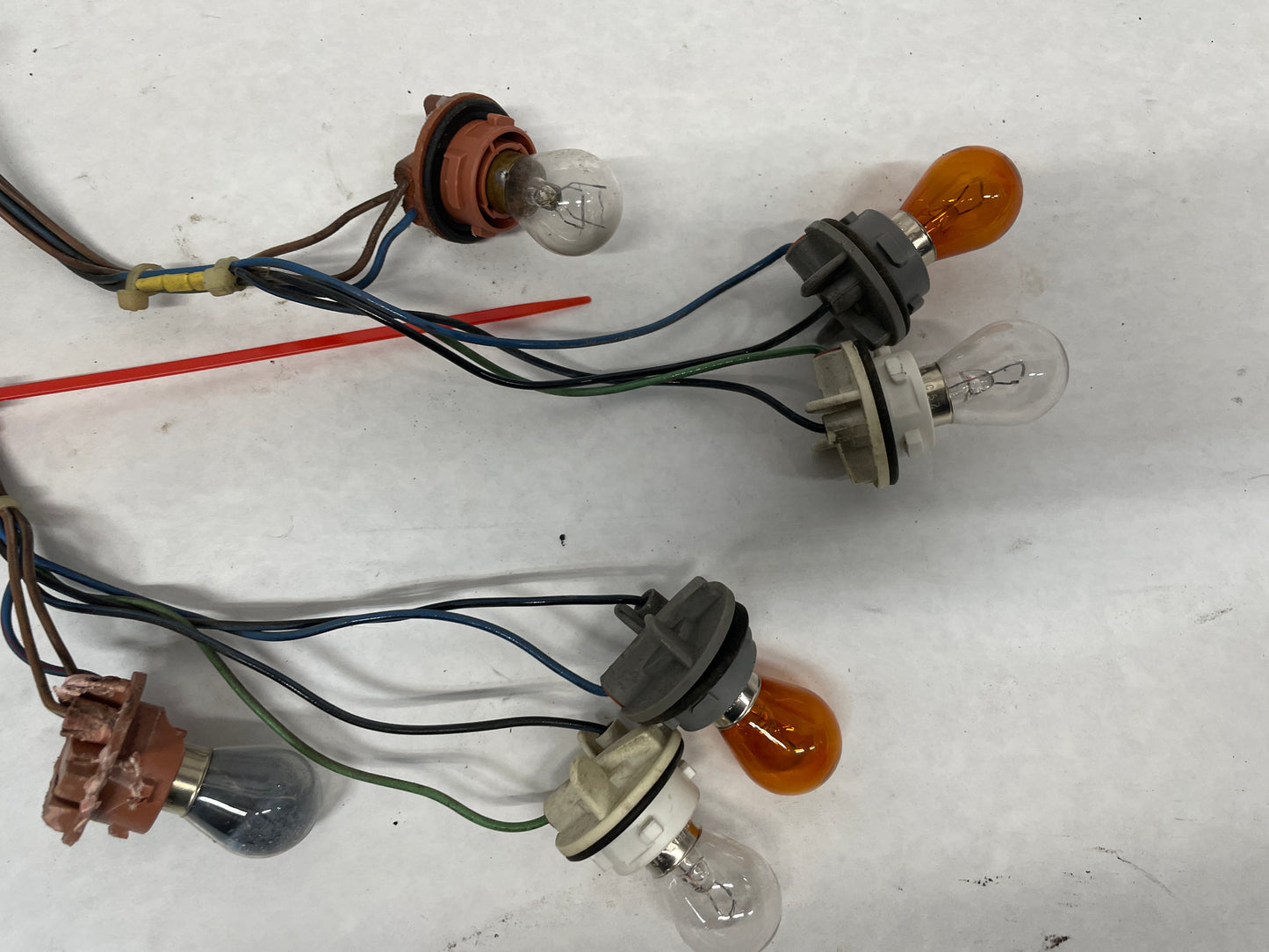 2006 Pontiac GTO RH & LH Taillight Tail Light Wire Wiring Harness Sockets OEM - Day's Parts Yard