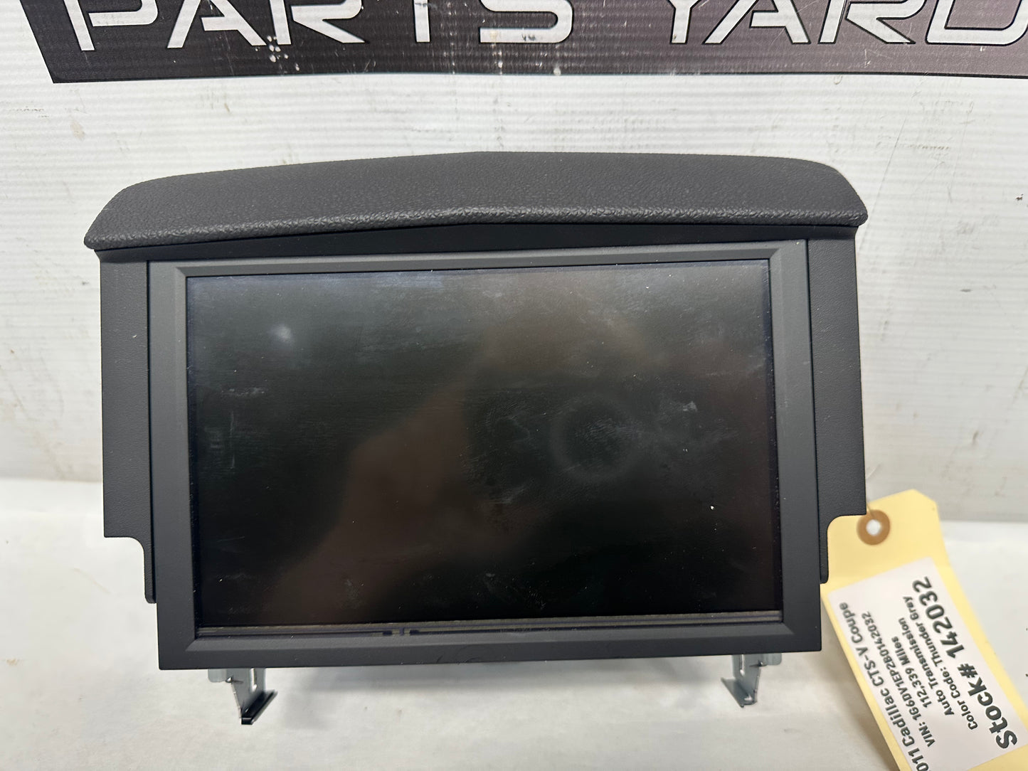 2011 Cadillac CTS-V Coupe Navigation Radio Pop Up Touch Screen Display OEM - Day's Parts Yard