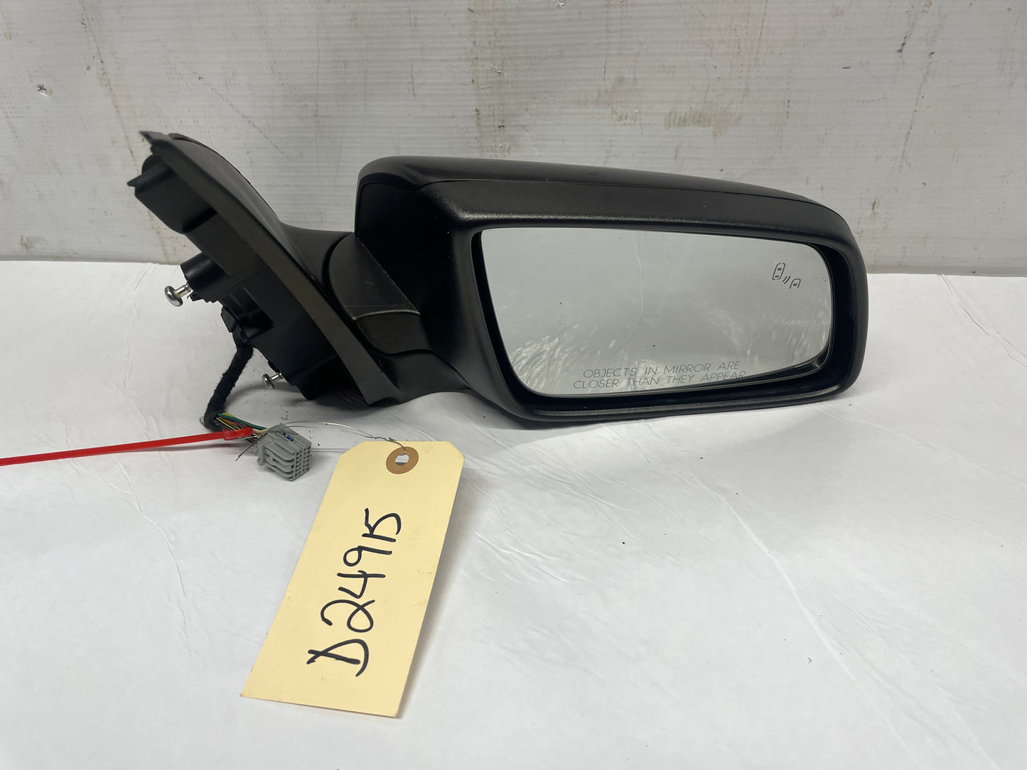 2016 Chevy SS Sedan RH Passenger Exterior Out Side Mirror Black OEM - Day's Parts Yard