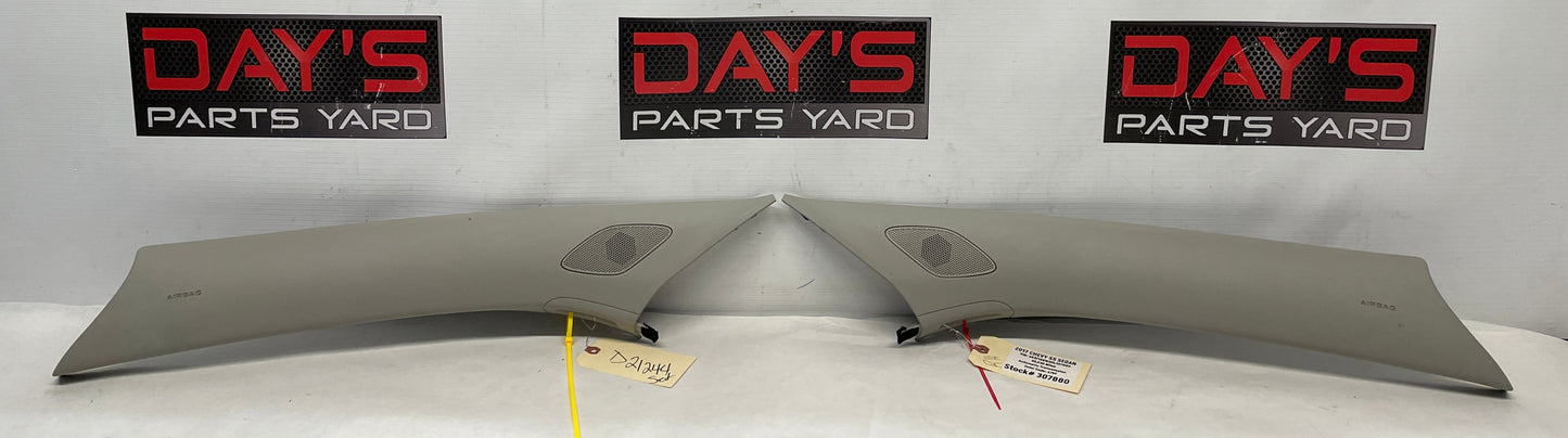 2014 Chevy SS Sedan RH & LH Interior A Pillar Trim Moldings OEM - Day's Parts Yard