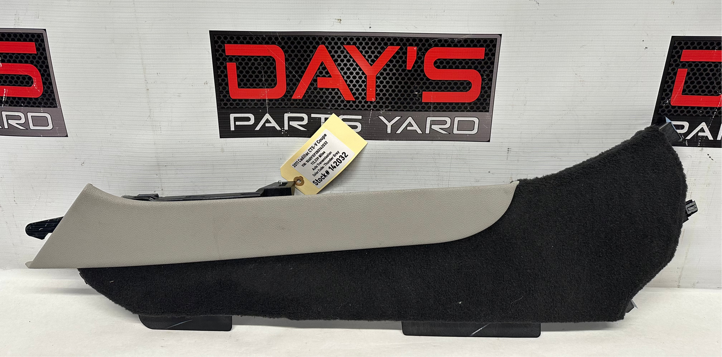 2011 Cadillac CTS-V Coupe LH Driver Center Console Trim OEM - Day's Parts Yard