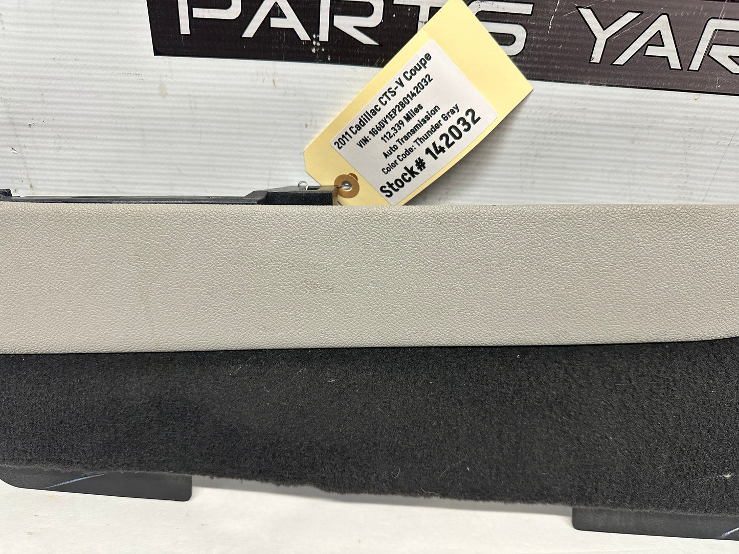 2011 Cadillac CTS-V Coupe LH Driver Center Console Trim OEM - Day's Parts Yard