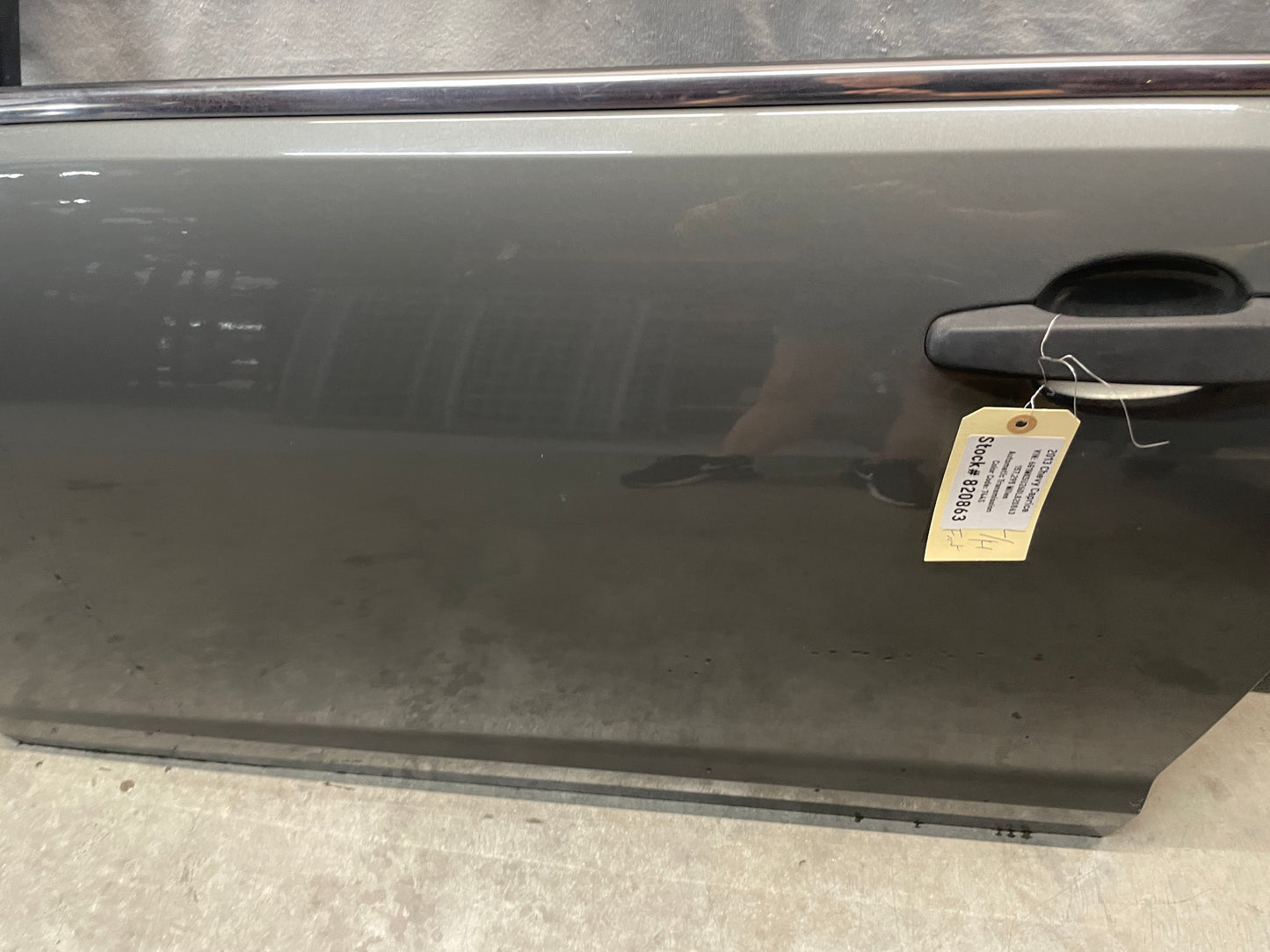 2013 Chevy Caprice LH Driver Front Exterior Door OEM - Day's Parts Yard