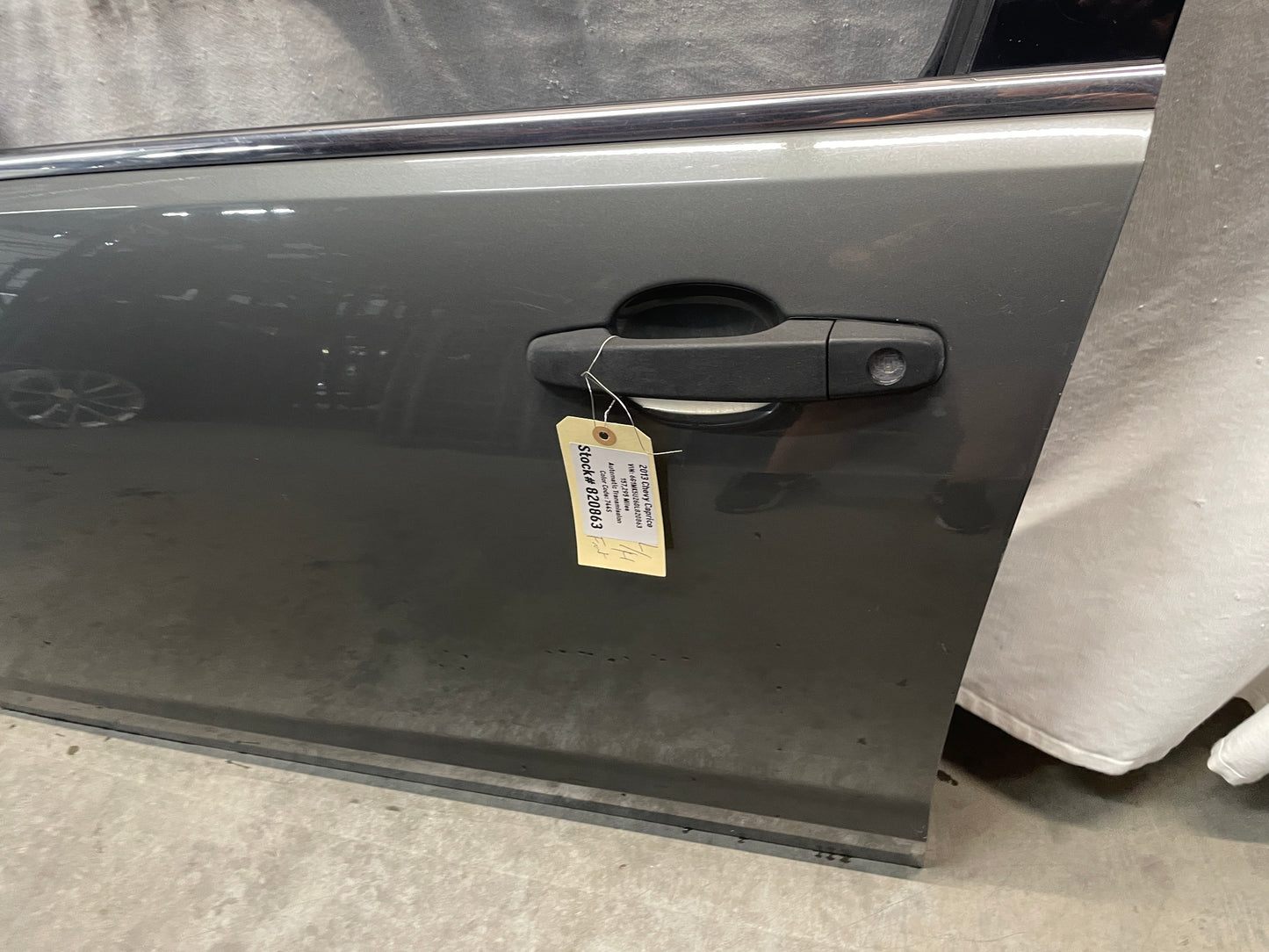 2013 Chevy Caprice LH Driver Front Exterior Door OEM - Day's Parts Yard