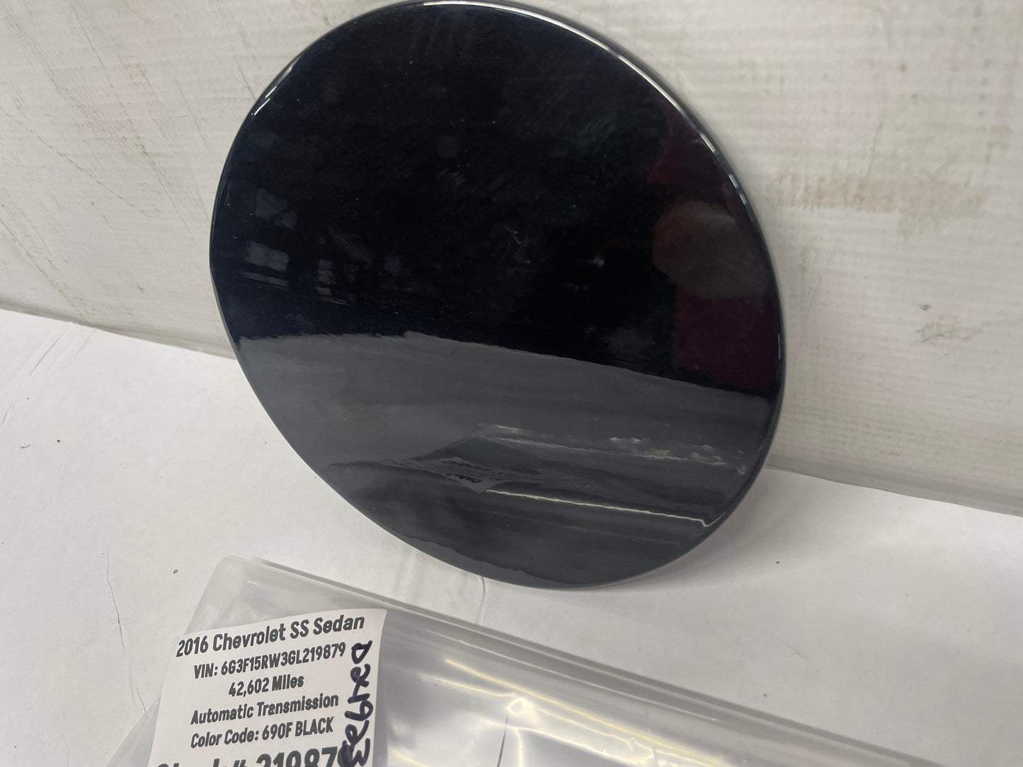 2016 Chevy SS Sedan Fuel Gas Door Cover Black OEM - Day's Parts Yard