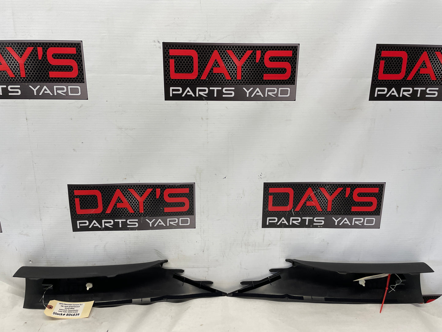 2013 Chevy Camaro ZL1 RH & LH Interior A Pillar Windshield Trims OEM - Day's Parts Yard