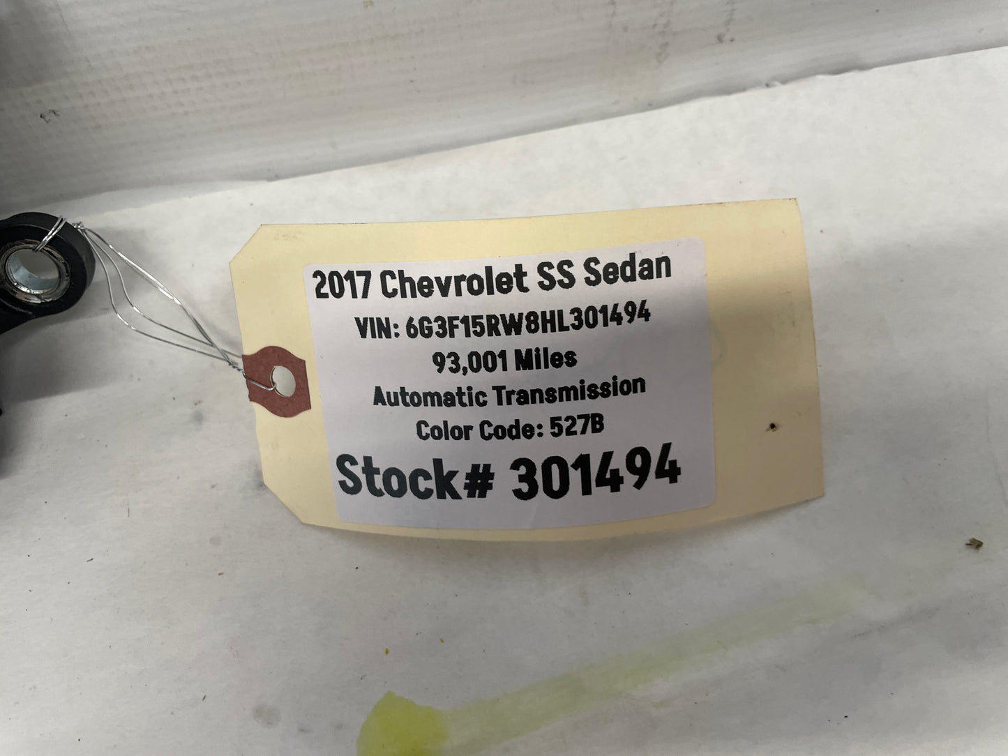 2017 Chevy SS Sedan Air Bag Module OEM - Day's Parts Yard