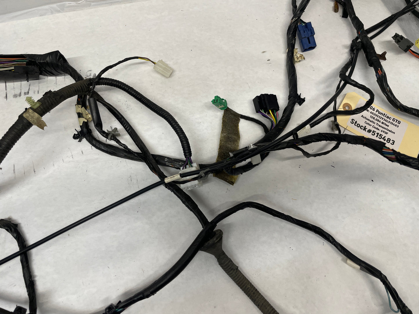 2006 Pontiac GTO Body Wire Wiring Harness OEM - Day's Parts Yard