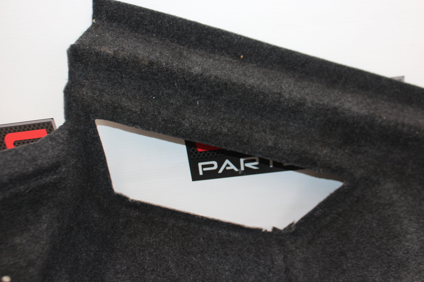 2016 Cadillac CTS-V RH Passenger Trunk Interior Quarter Panel Trim Carpet OEM - Day's Parts Yard