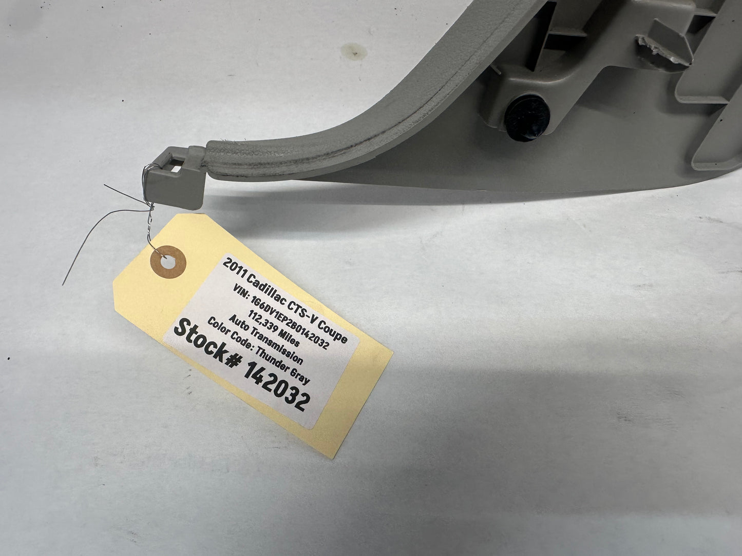 2011 Cadillac CTS-V Coupe LH Driver Rear Quarter Door Panel Titanium OEM - Day's Parts Yard