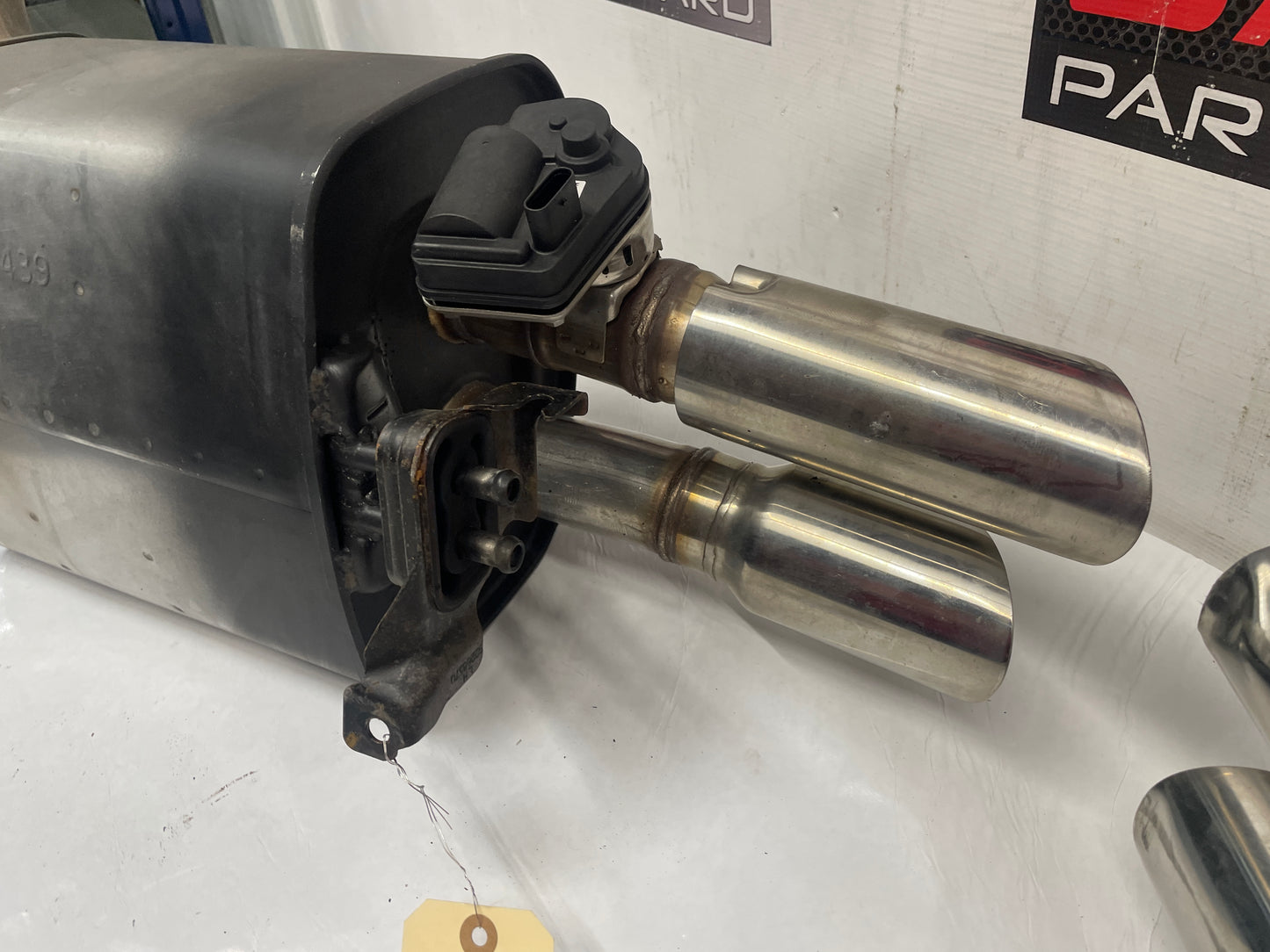 2016 Chevy SS Sedan Factory OEM Bi Mode RH & LH Exhaust Mufflers OEM - Day's Parts Yard