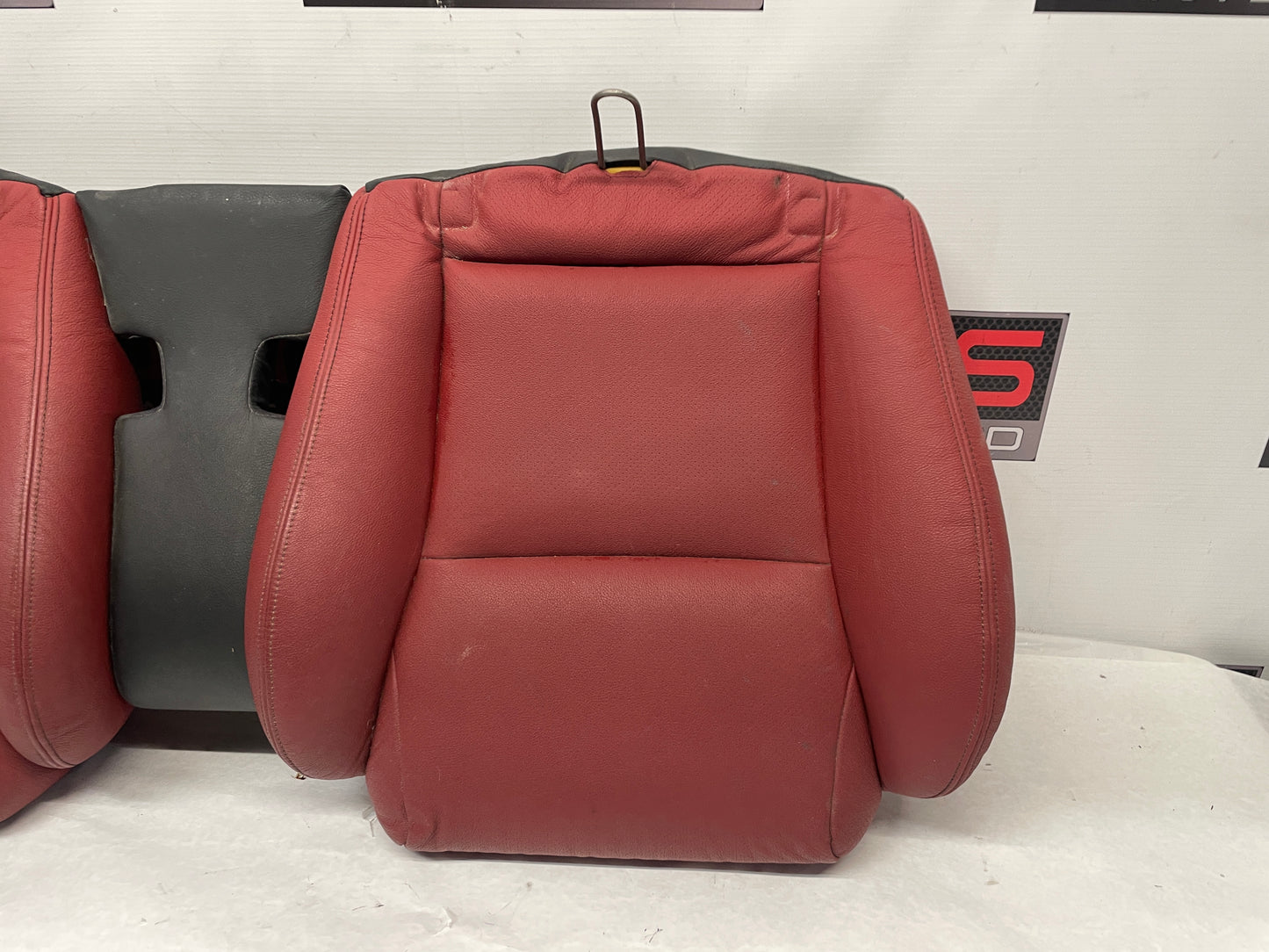2006 Pontiac GTO Rear Bottom Seat Red OEM - Day's Parts Yard