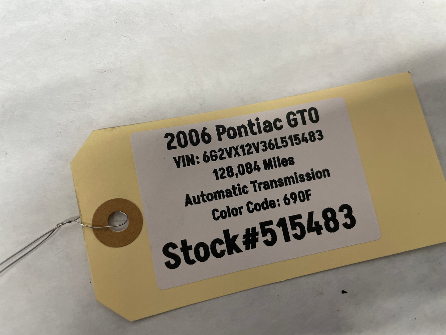 2006 Pontiac GTO Rear Bottom Seat Red OEM - Day's Parts Yard