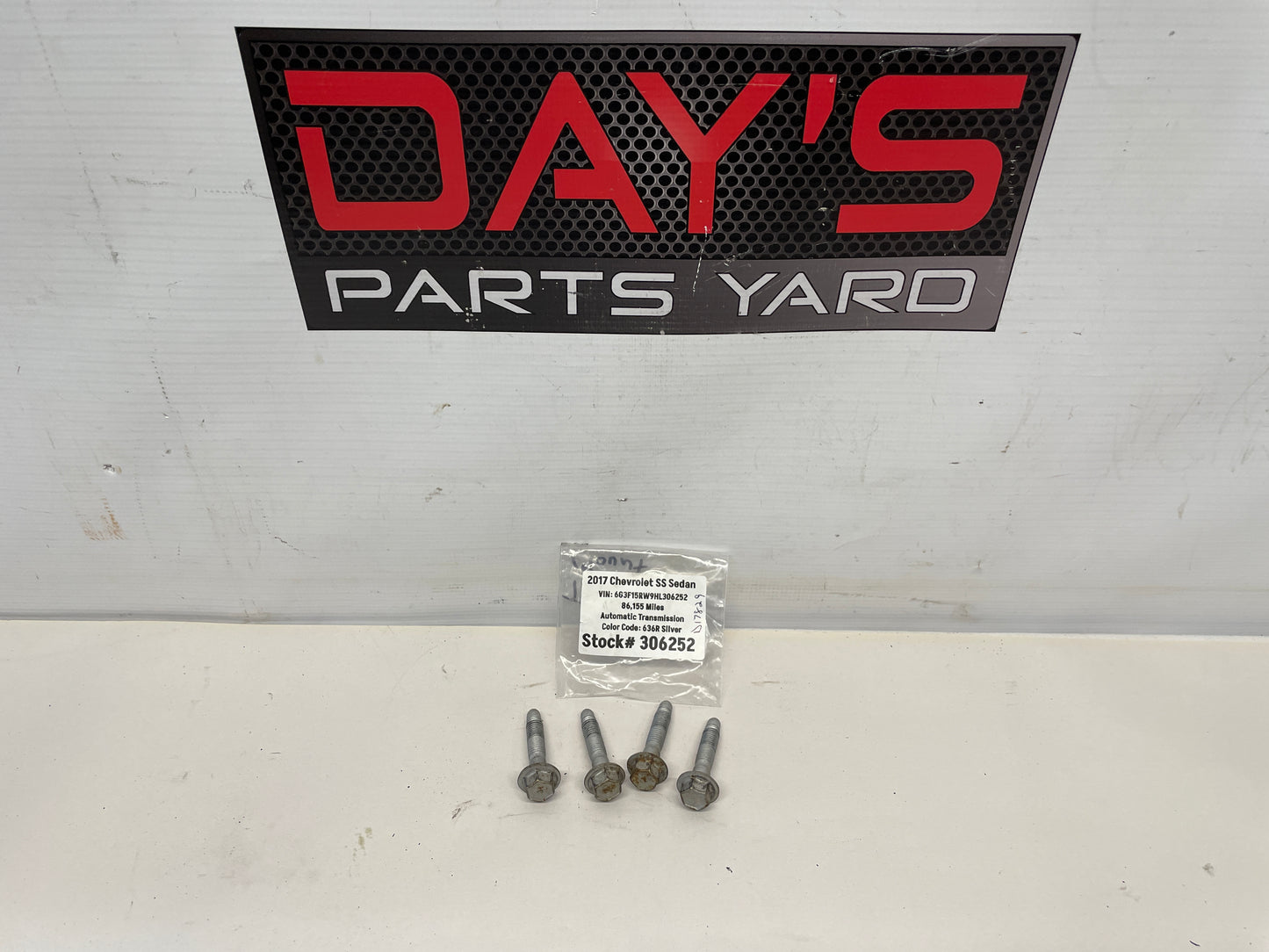 2017 Chevy SS Sedan Transmission Cooler Hardware Bolts OEM - Day's Parts Yard