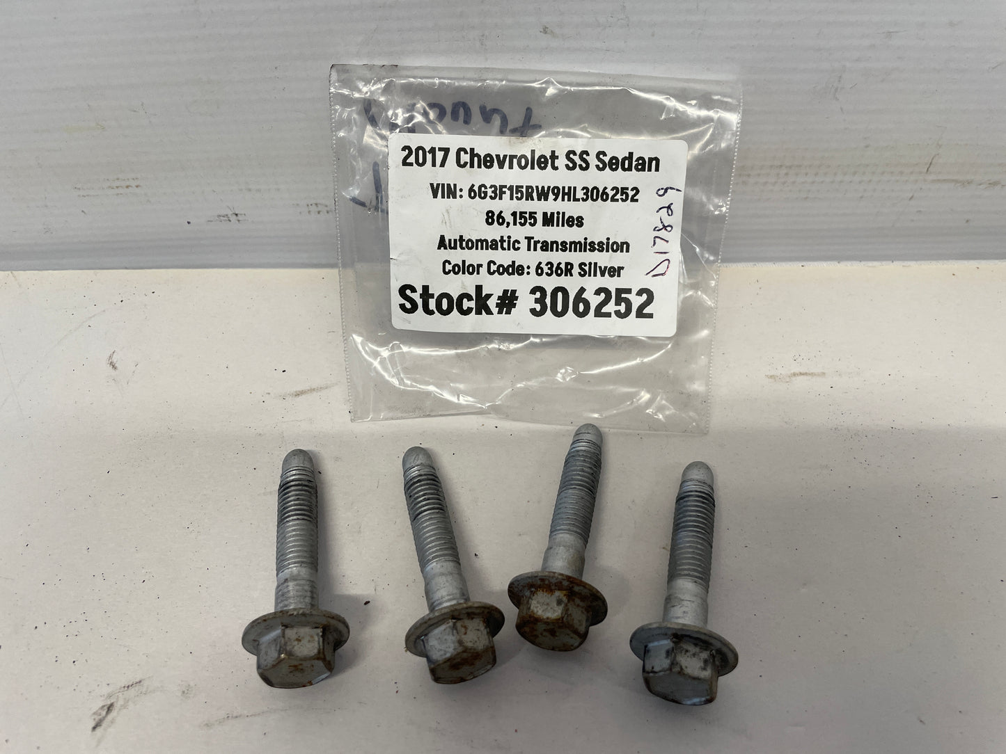 2017 Chevy SS Sedan Transmission Cooler Hardware Bolts OEM - Day's Parts Yard