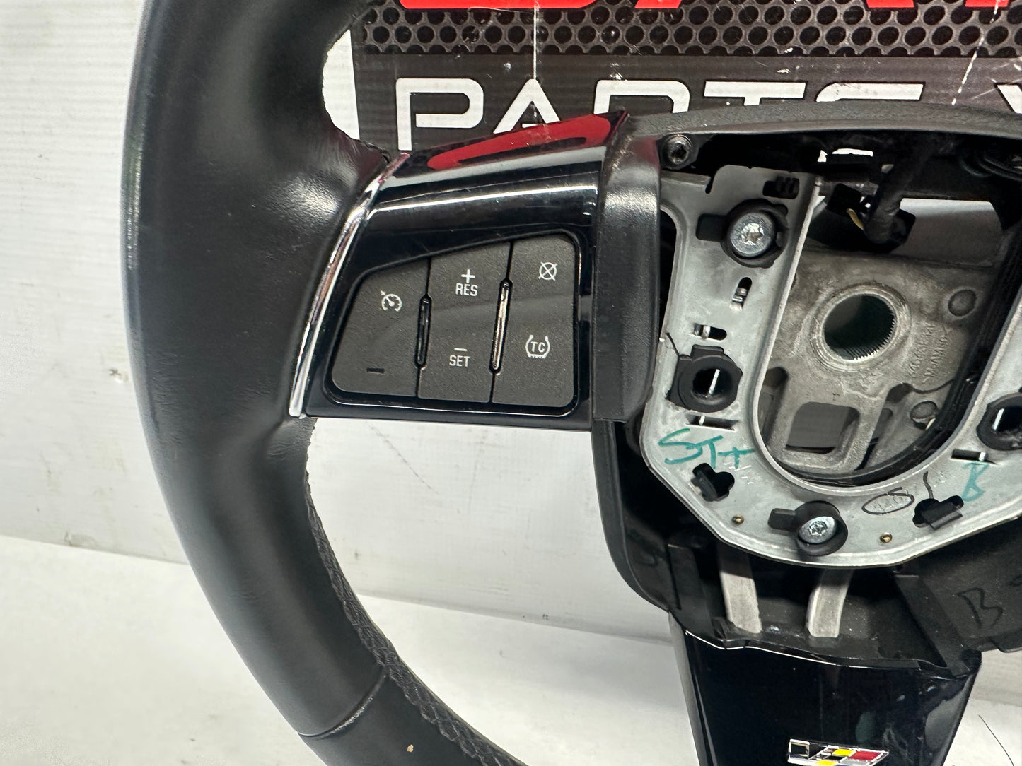 2011 Cadillac CTS-V Coupe Steering Wheel Black Leather OEM - Day's Parts Yard
