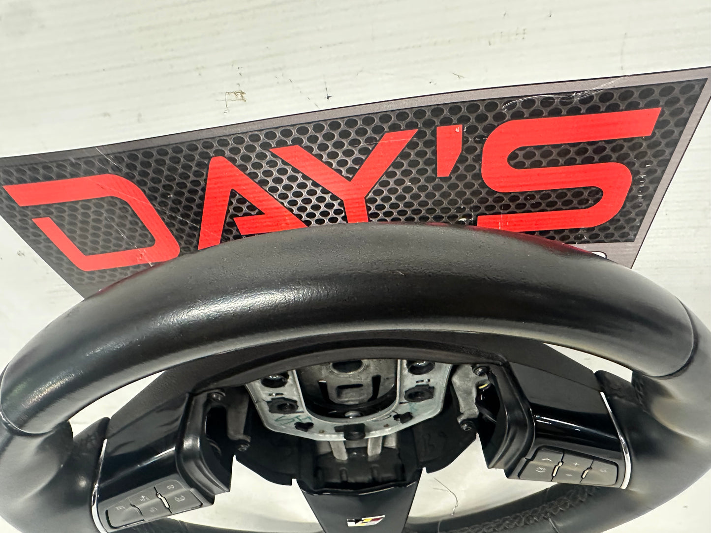2011 Cadillac CTS-V Coupe Steering Wheel Black Leather OEM - Day's Parts Yard