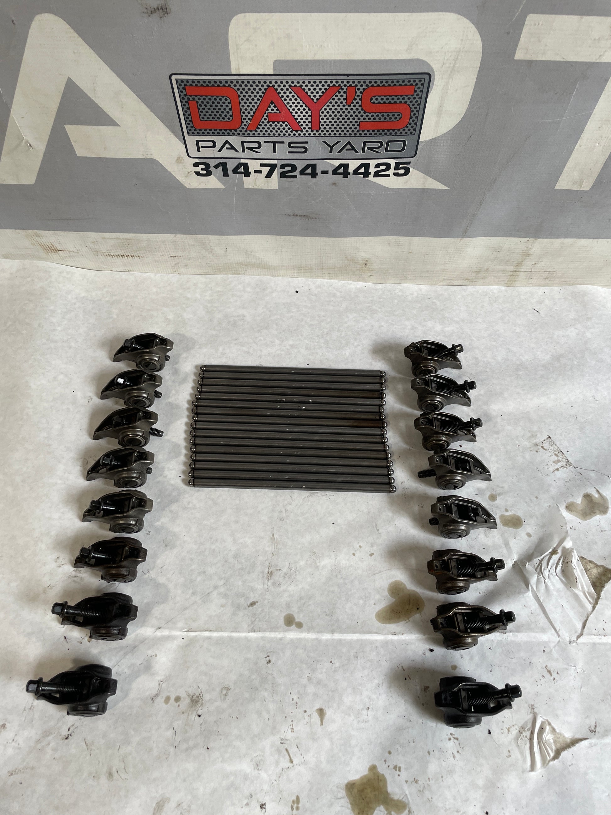 LT4 Factory Rocker Arms w/ Bolts and Push Rods OEM - Day's Parts Yard
