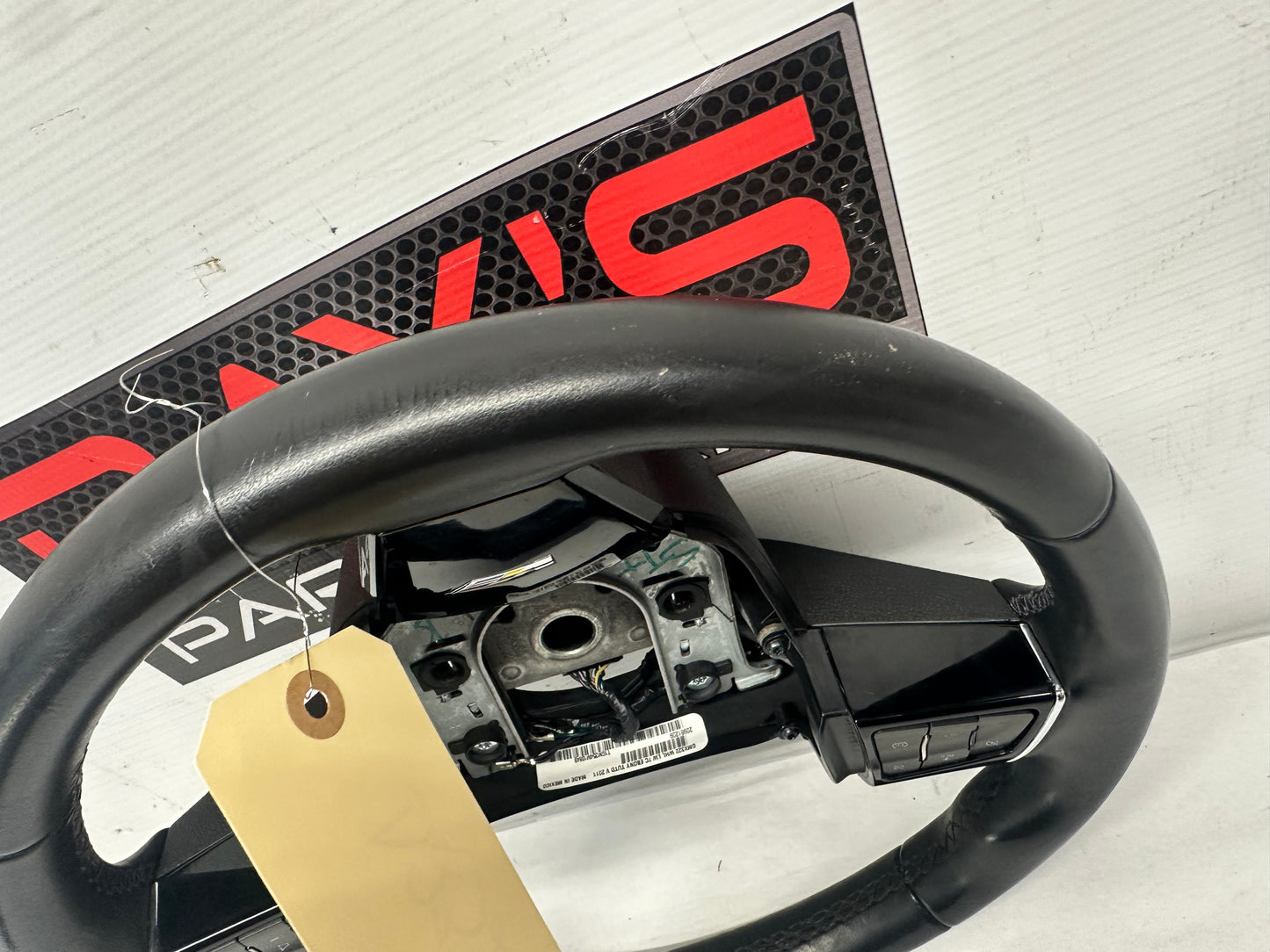 2011 Cadillac CTS-V Coupe Steering Wheel Black Leather OEM - Day's Parts Yard