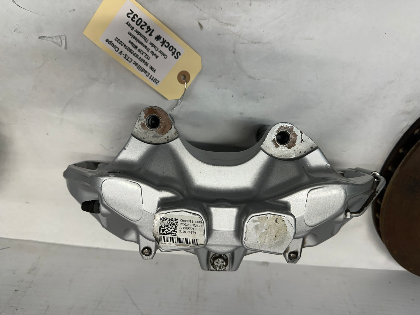 2011 Cadillac CTS-V Coupe Fronts and Rear Brembo Calipers w/ Rotors OEM - Day's Parts Yard
