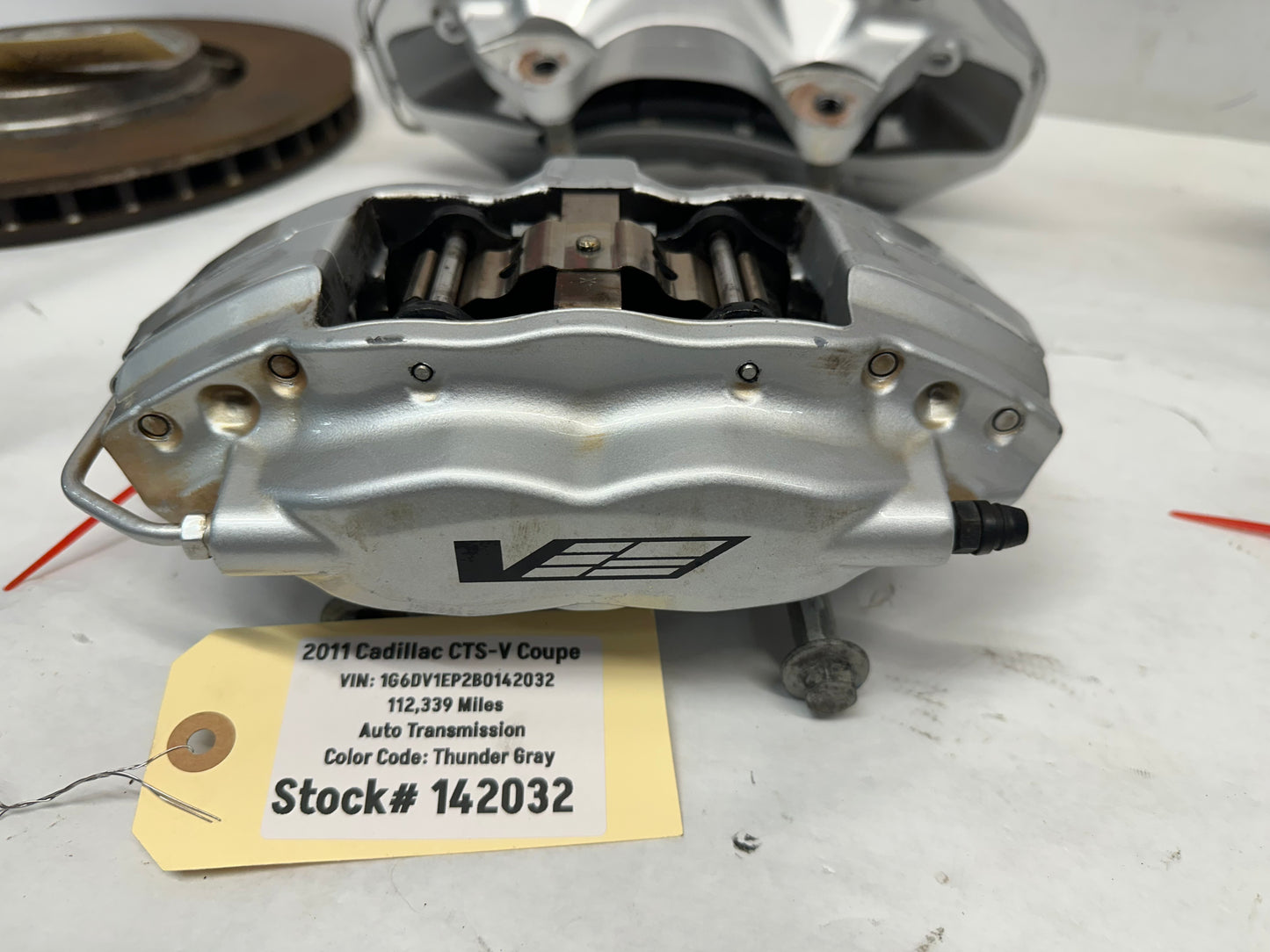 2011 Cadillac CTS-V Coupe Fronts and Rear Brembo Calipers w/ Rotors OEM - Day's Parts Yard