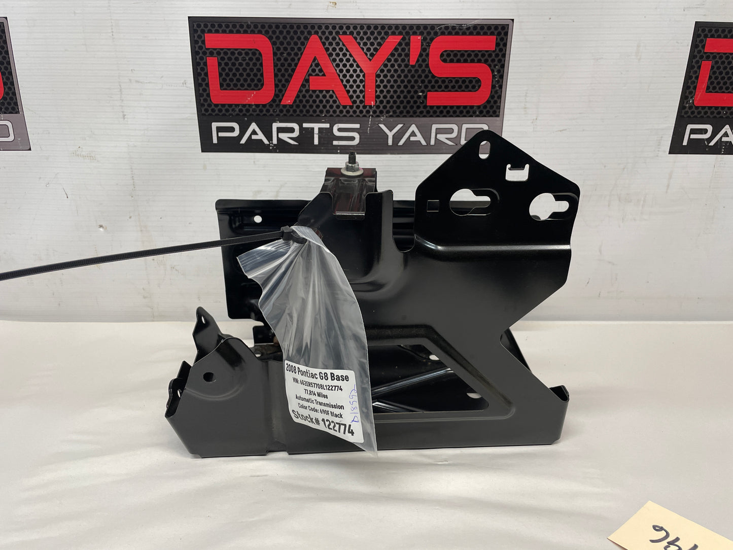 2008 Pontiac G8 Trunk Cargo Battery Tray Mount OEM - Day's Parts Yard