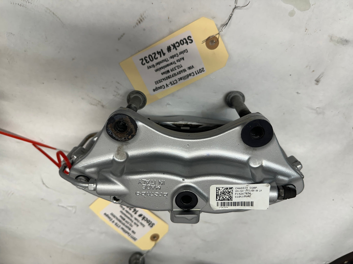 2011 Cadillac CTS-V Coupe Fronts and Rear Brembo Calipers w/ Rotors OEM - Day's Parts Yard