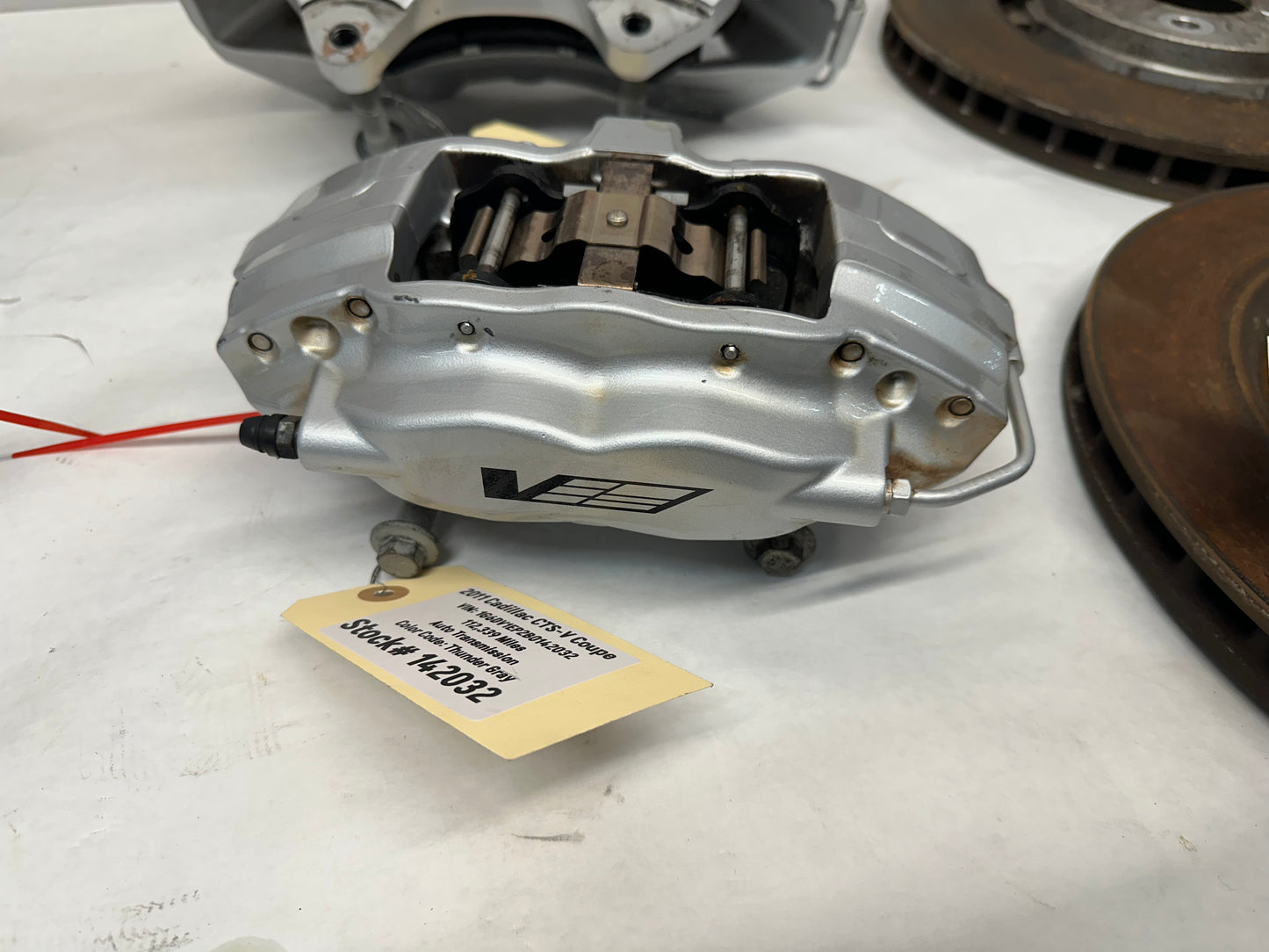 2011 Cadillac CTS-V Coupe Fronts and Rear Brembo Calipers w/ Rotors OEM - Day's Parts Yard