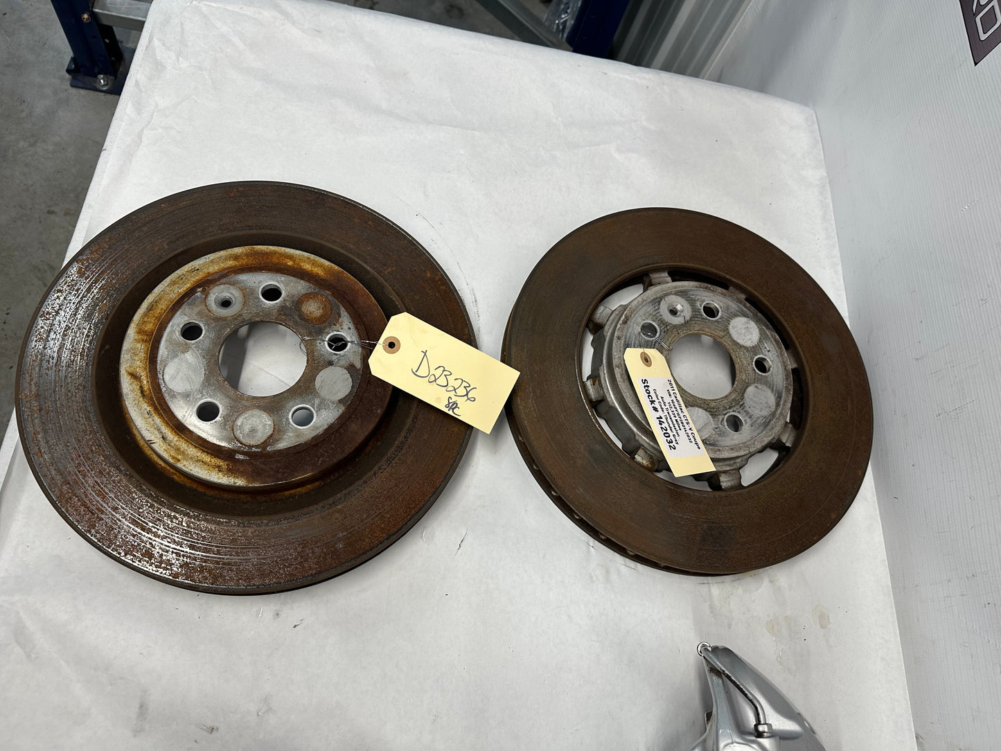 2011 Cadillac CTS-V Coupe Fronts and Rear Brembo Calipers w/ Rotors OEM - Day's Parts Yard