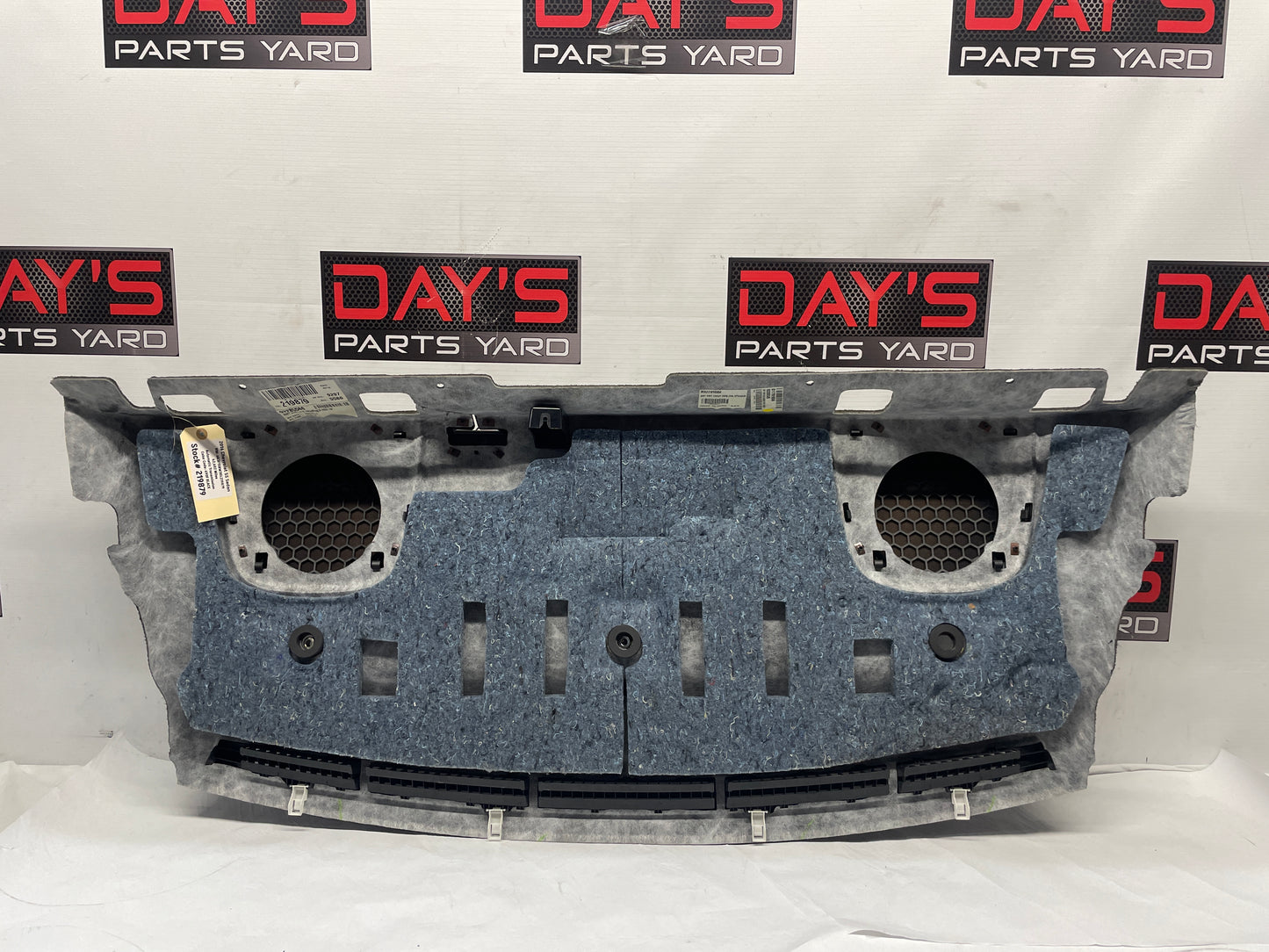 2016 Chevy SS Sedan Rear Package Deck Tray Parcel Shelf Trim Lid OEM - Day's Parts Yard