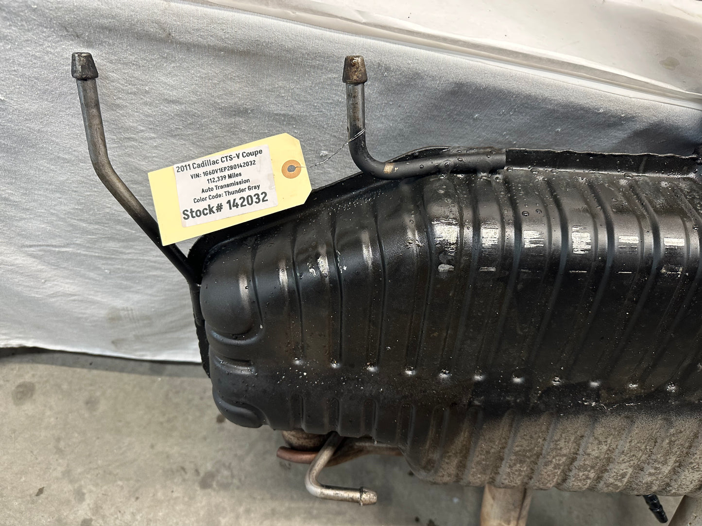 2011 Cadillac CTS-V Coupe Factory Muffler w/ Aftermarket Cut Outs - Day's Parts Yard