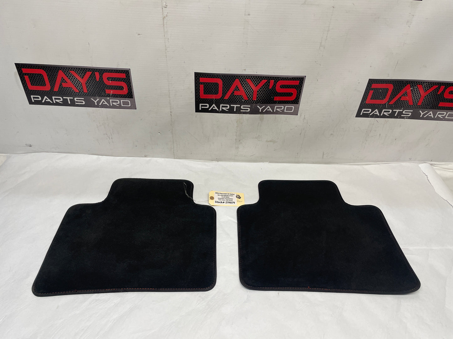2016 Chevy SS Sedan RH & LH Rear Floor Mats Set OEM - Day's Parts Yard